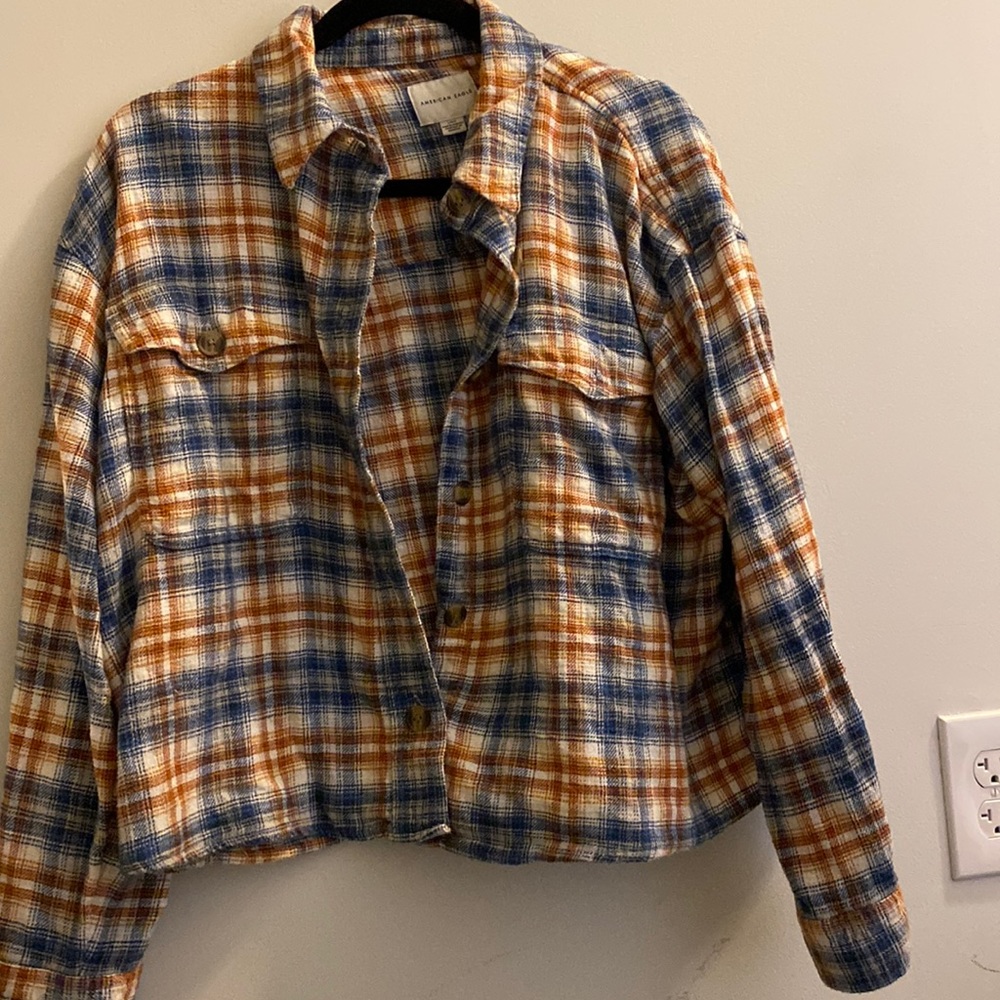 Cropped flannel from American Eagle